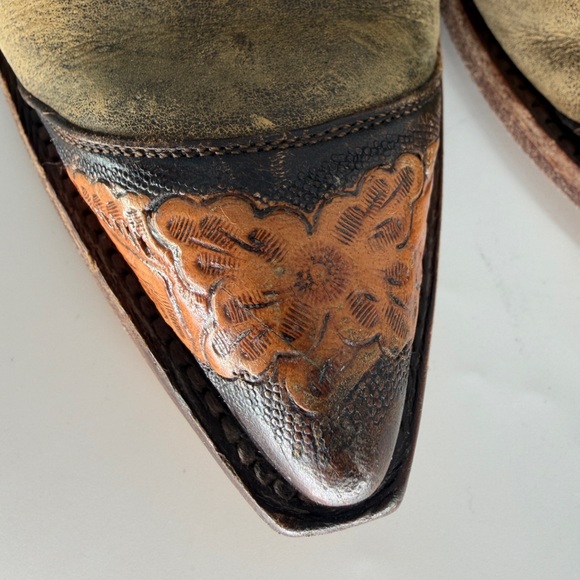 Old Gringo Western Ship Toe Slide Mules Women's Size 7.5 - Picture 9 of 10